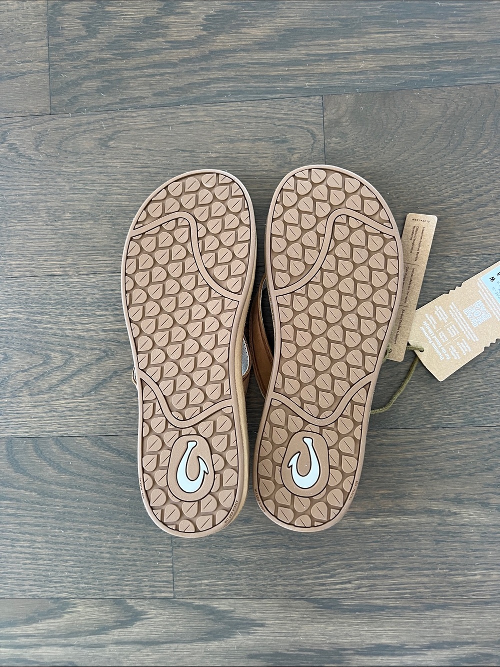OluKai Women's Southshore -Toffee Thong Sandals New! Size 8 - Picture 4 of 4